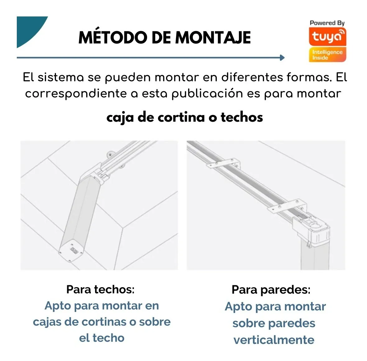 Sistema Motorizado Smart con Rieles Para Cortina - Image 6