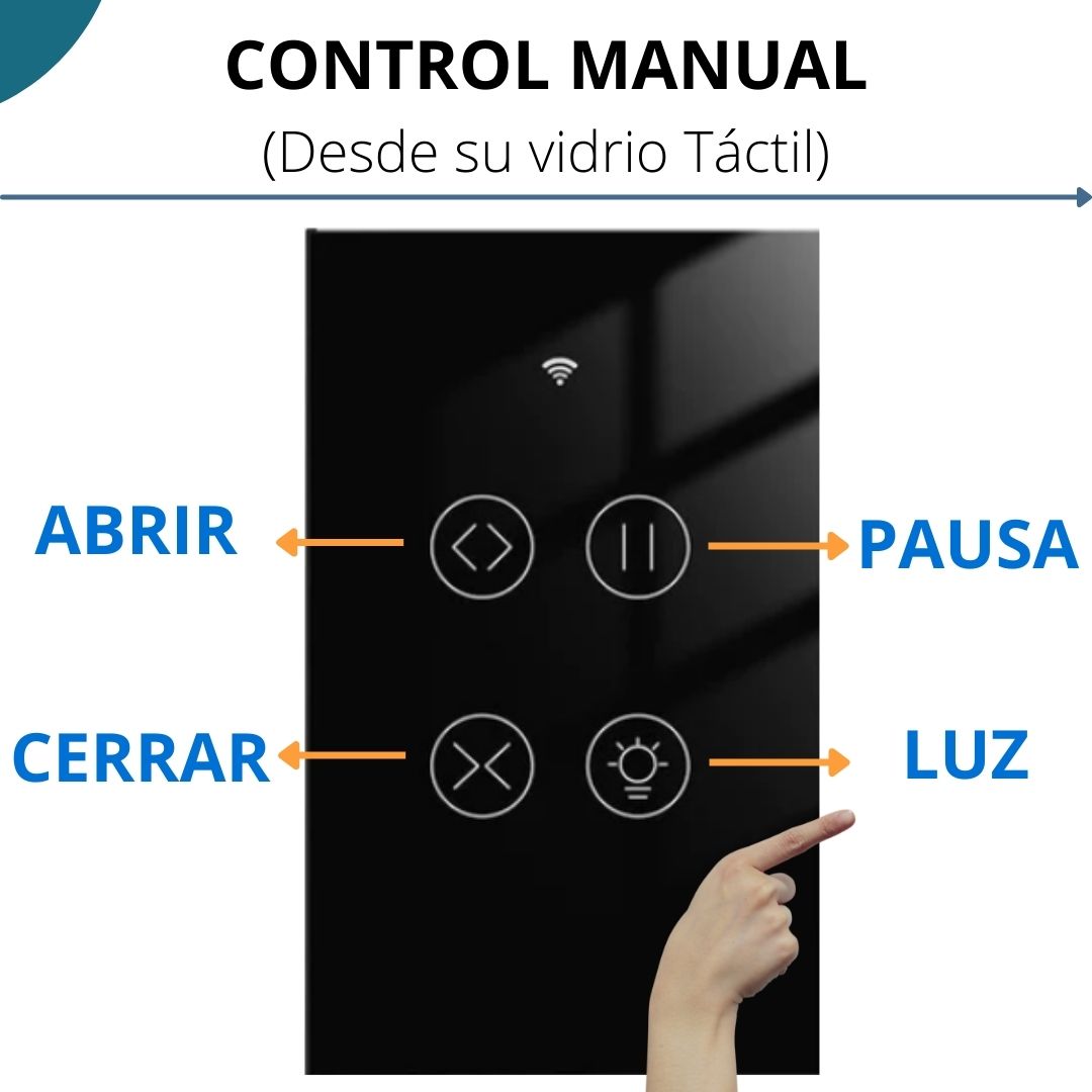 Interruptor Wifi Para Persiana con Luz - Image 2