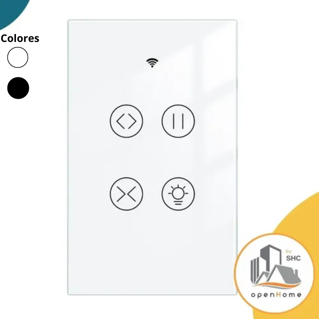 Interruptor Wifi Para Persiana con Luz