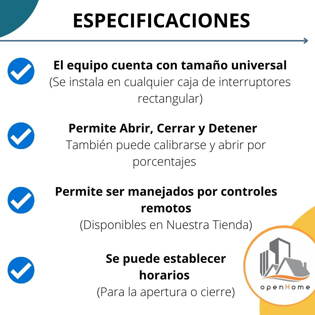Interruptor Wifi Para Persiana con Luz - Image 4