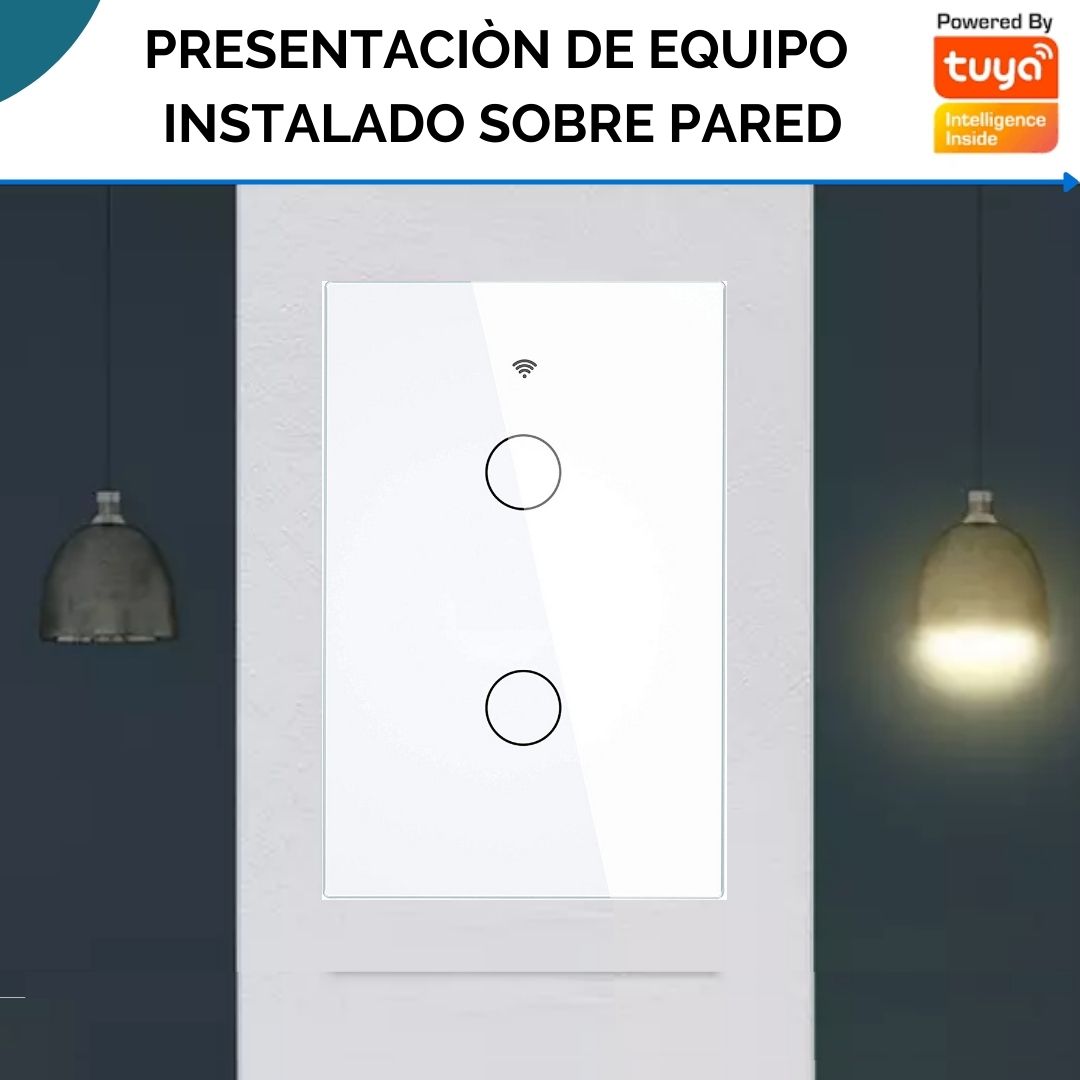 Interruptor De Luz Wifi Tactil 2 C - Image 3