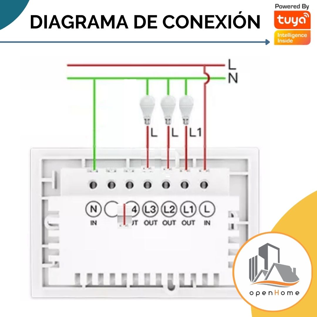 Interruptor De Luz Tactil Zigbee 3C - Image 9