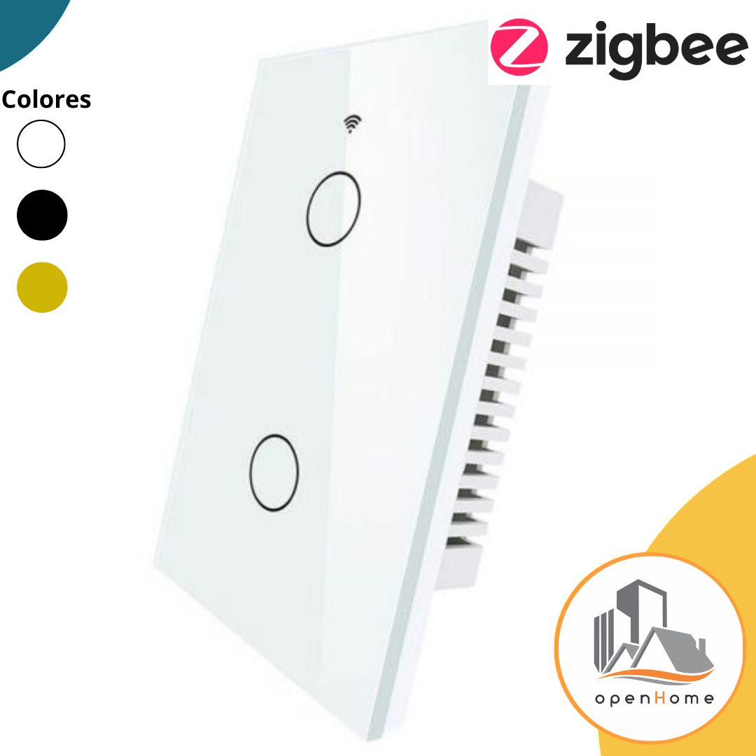 Interruptor De Luz Tactil Zigbee 2 C