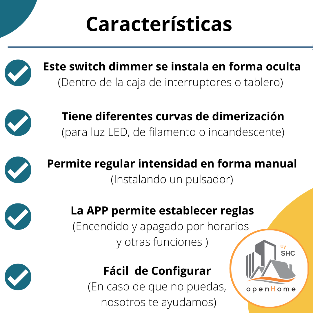 Switch Dimmer Wifi 1 o 2 Canales - Image 3