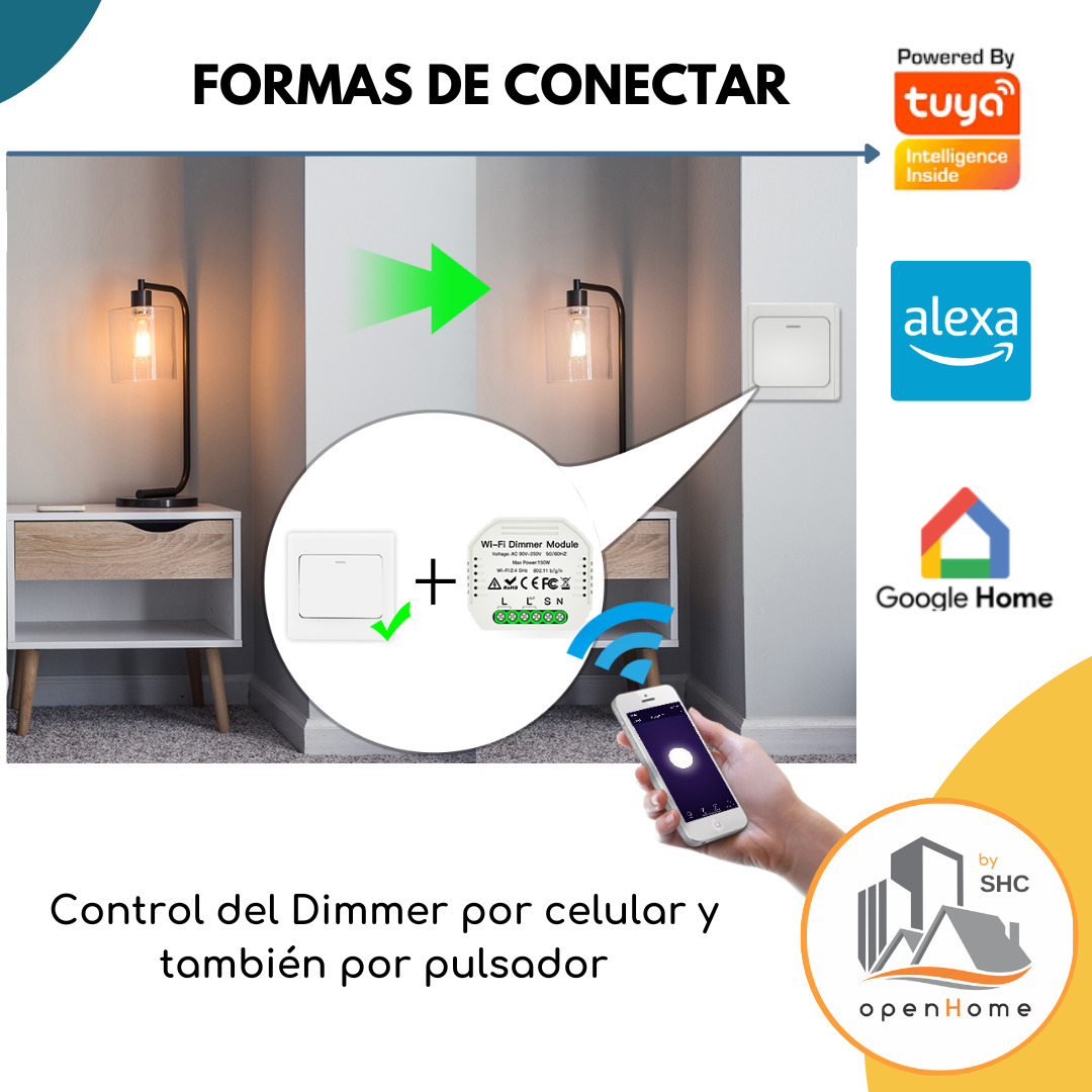 Switch Dimmer Wifi 1 o 2 Canales - Image 4