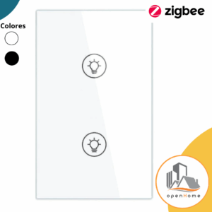 Interruptor De Luz Tactil Zigbee Dimmer De 2 C