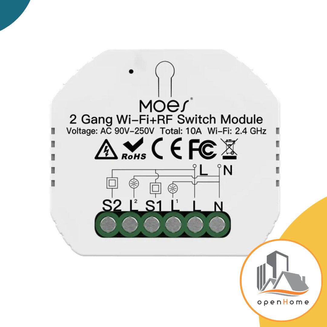 Switch de Luz Smart | 2 Canales | wifi