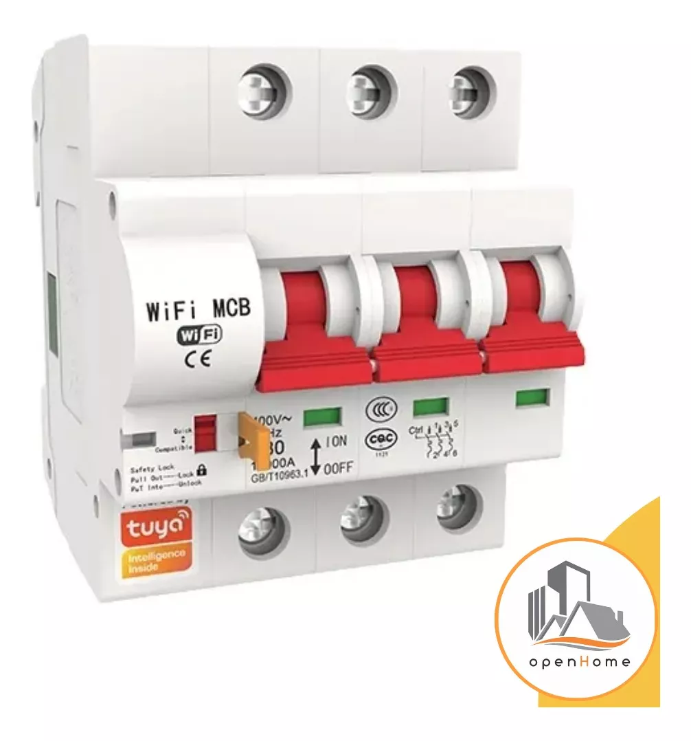 Llave Termica Smart Wifi Trifasica 40A