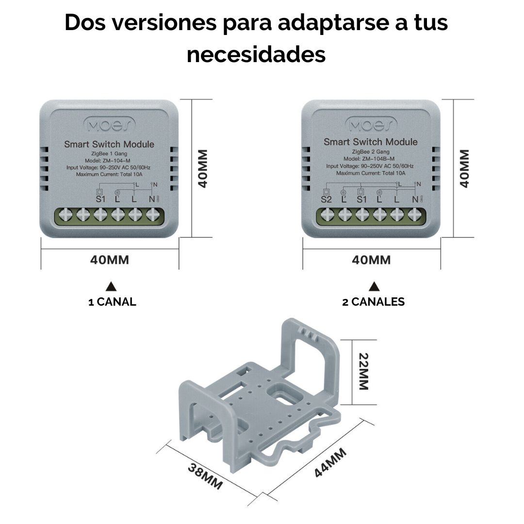 Switch Mini Zigbee 1 o 2 canales - Image 6