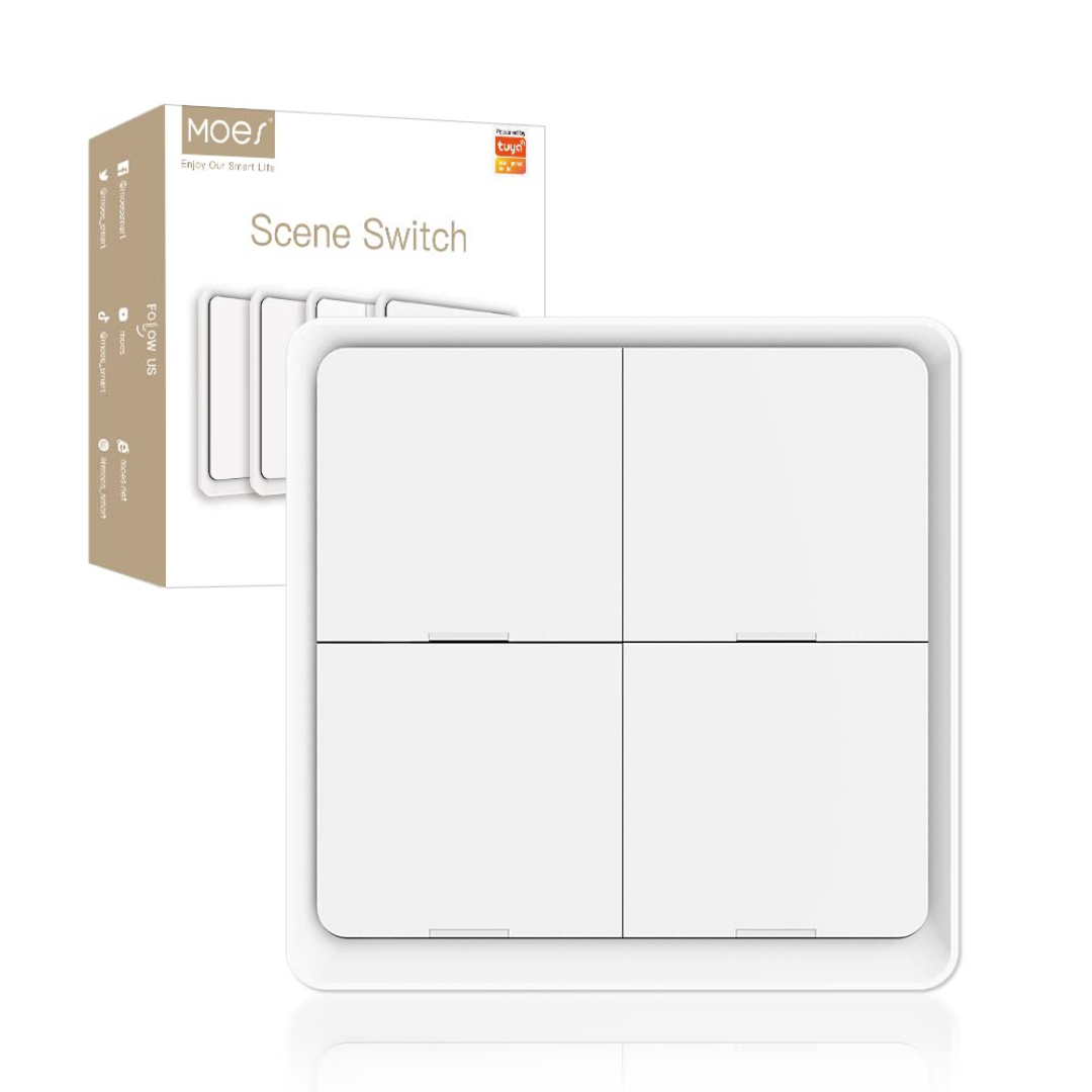 Botonera Pulsador De Escenas Inteligente Zigbee | Tuya Smart