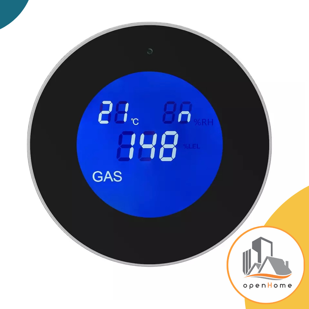 Sensor De Fugas De Gas Wifi | Con Pantalla | Tuya Smart