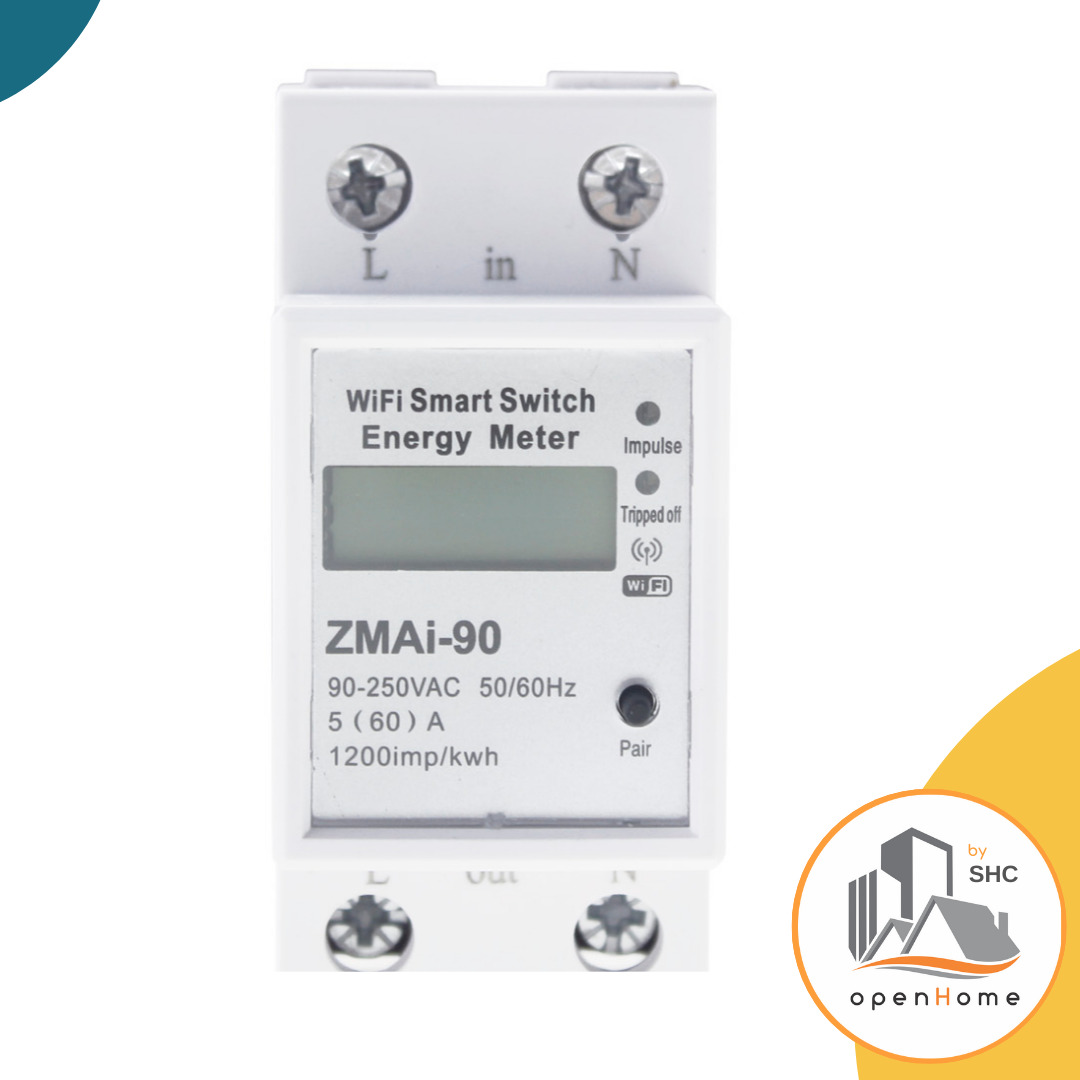 Medidor De Energia Wifi 60 A, Rele On/Off