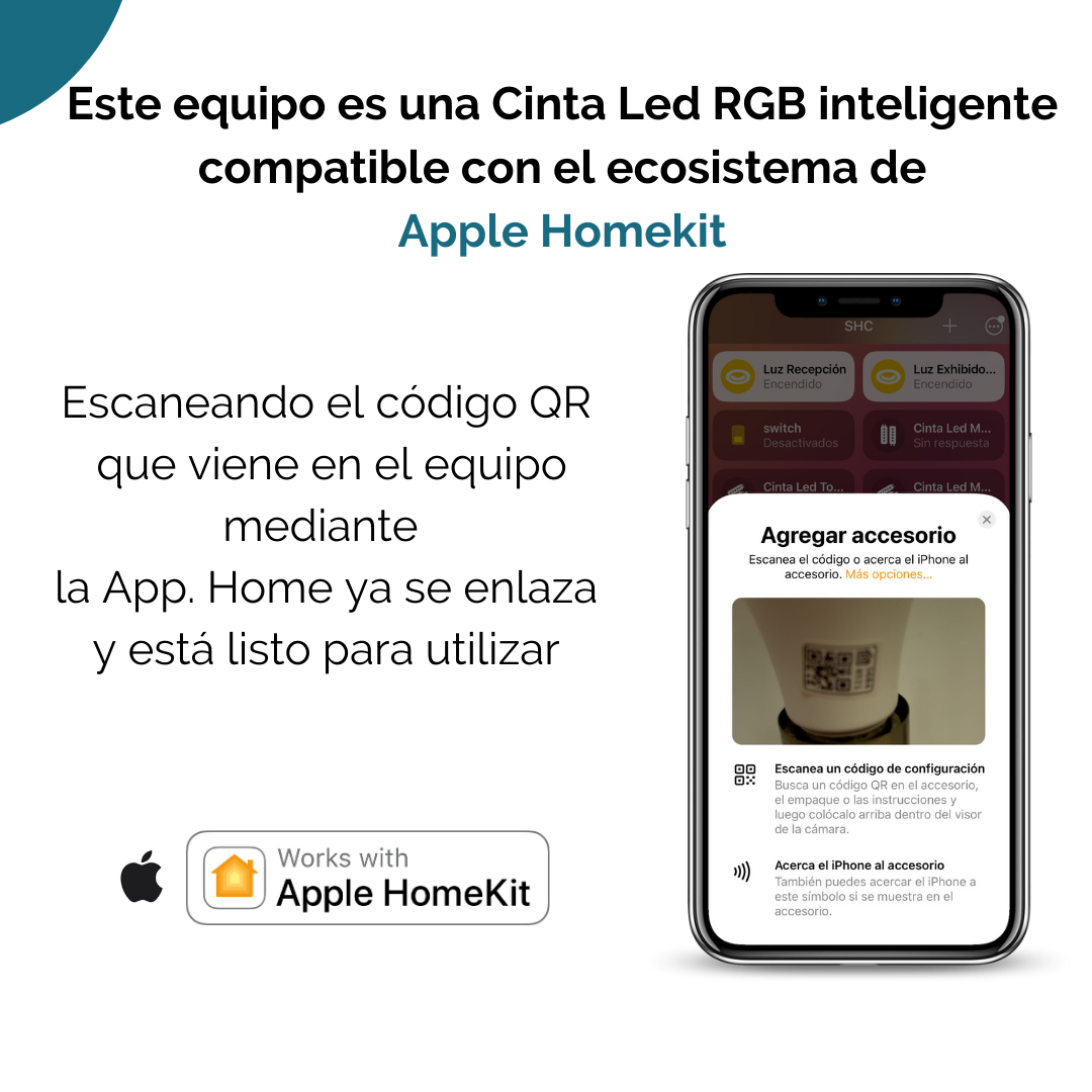 Tira Led Smart RGB 10 Mts. Apple HomeKit - Image 2