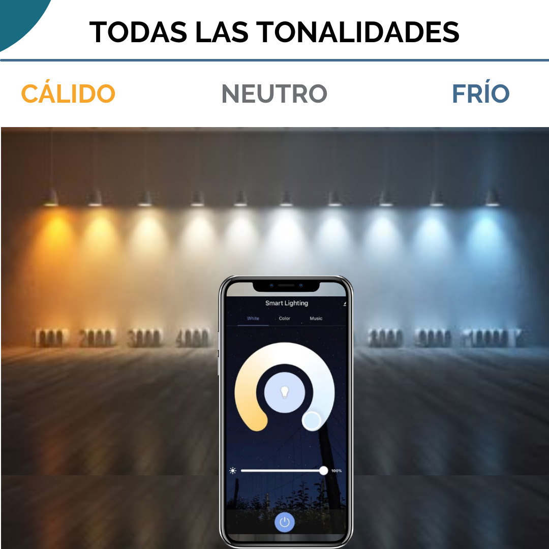 Lámpara Led Wifi E14 RGBW | Domótica - Image 2