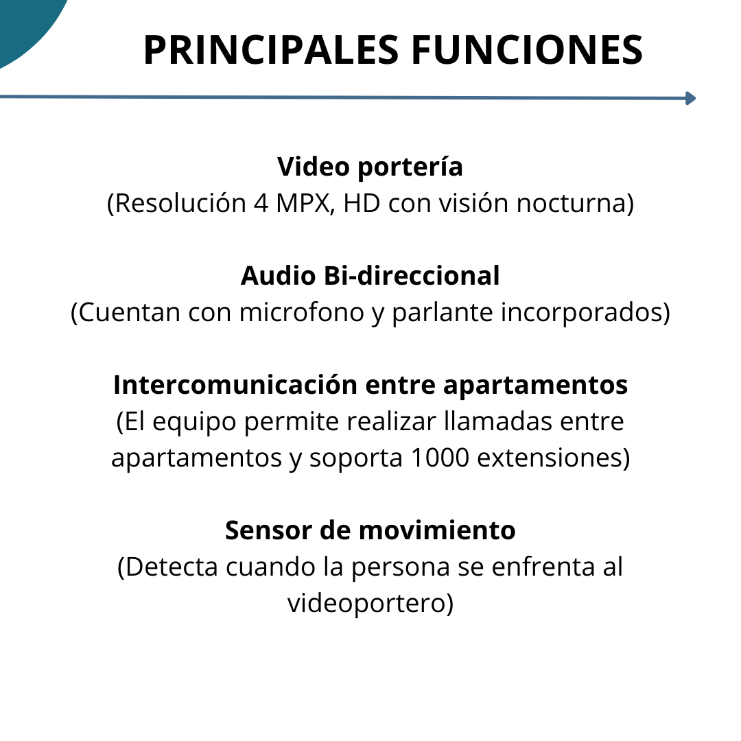 Video Portero Inteligente Ip Con App Wifi - Para Edificios - Image 2