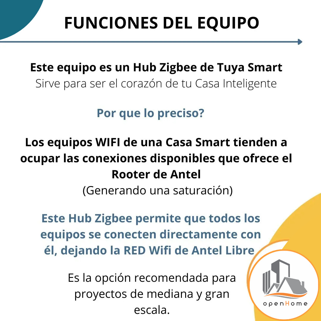 Hub Concentrador Zigbee Wireless Wifi+Zigbee - Image 2