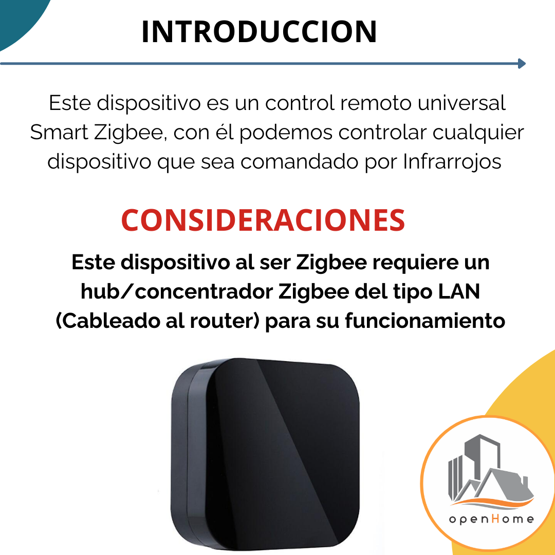 Control Remoto Universal IR Zigbee a pilas - Image 2