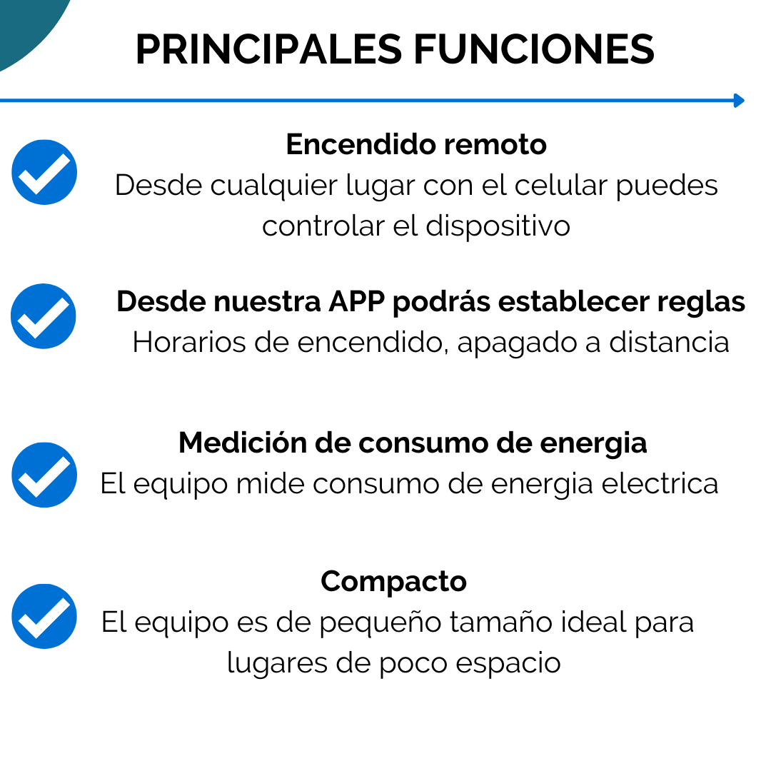 Switch Mini Wifi 16A con Medicion de Consumo - Image 2
