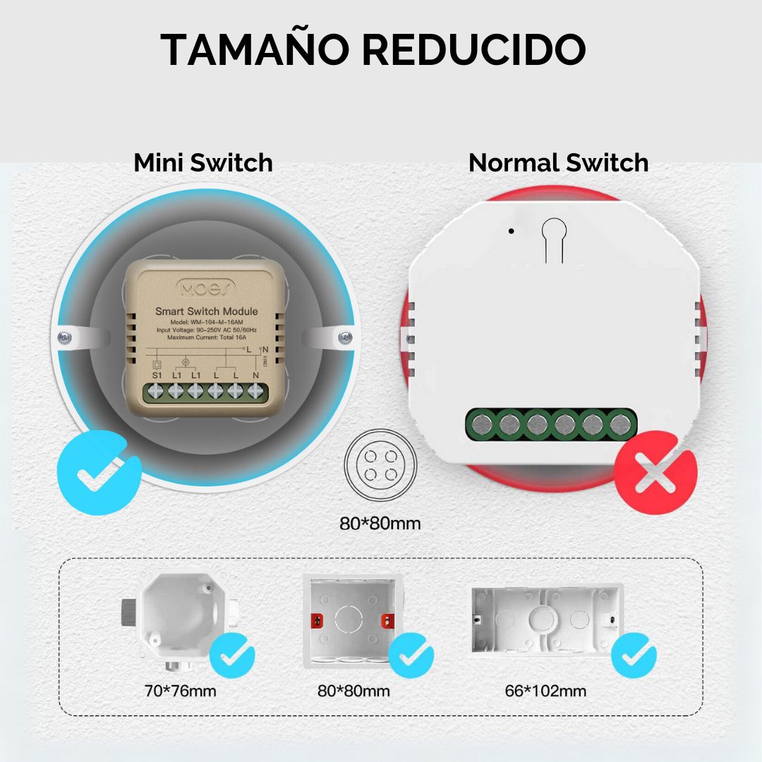 Switch Mini Wifi 16A con Medicion de Consumo - Image 3