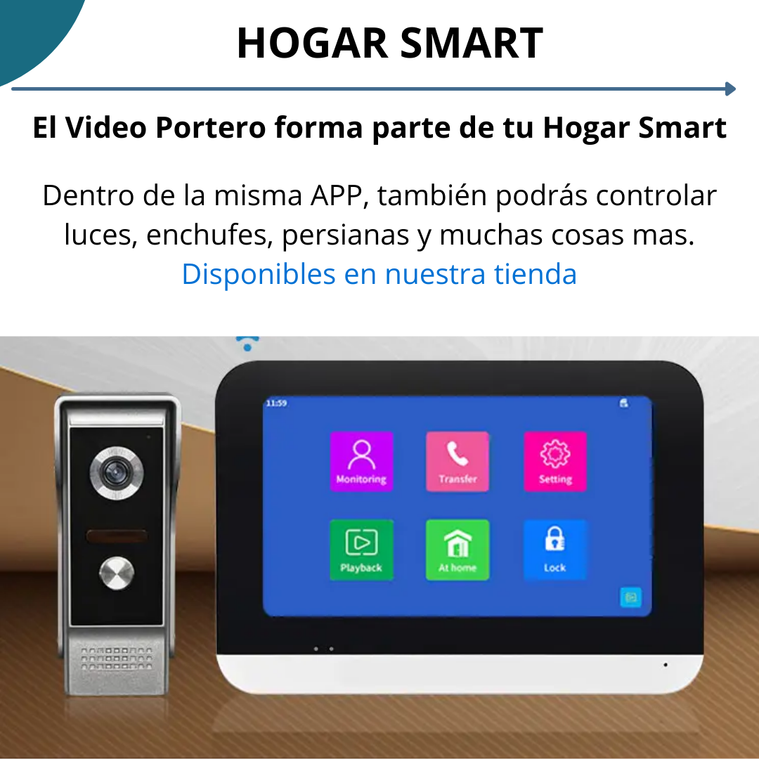 Video Portero Smart Wifi, Con Panel De Control - Image 5