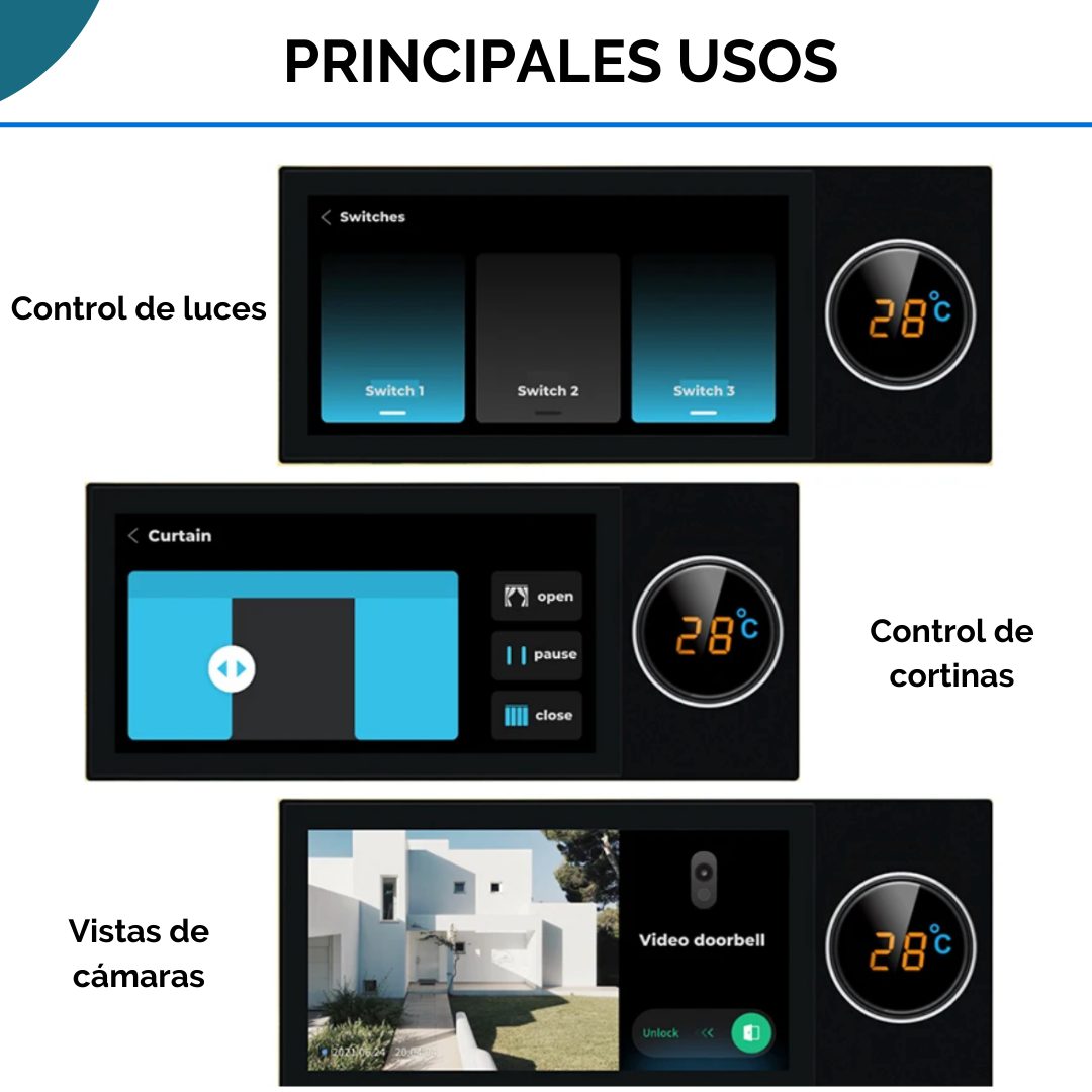 Panel De Control Para Hogar Smart 6" Andorid | Hub Zigbee - Image 3