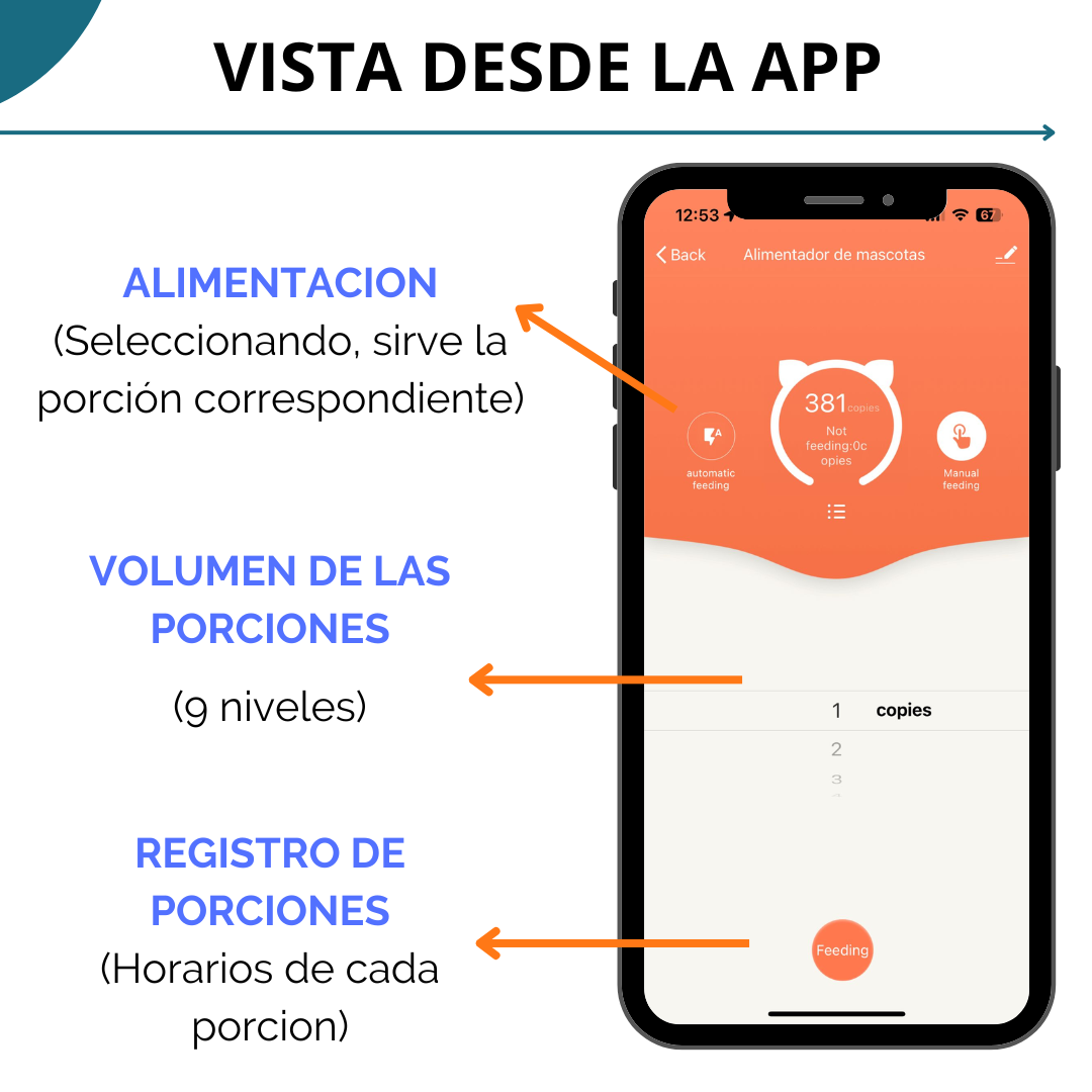 Alimentador Para Mascotas Inteligente Wifi - Image 3