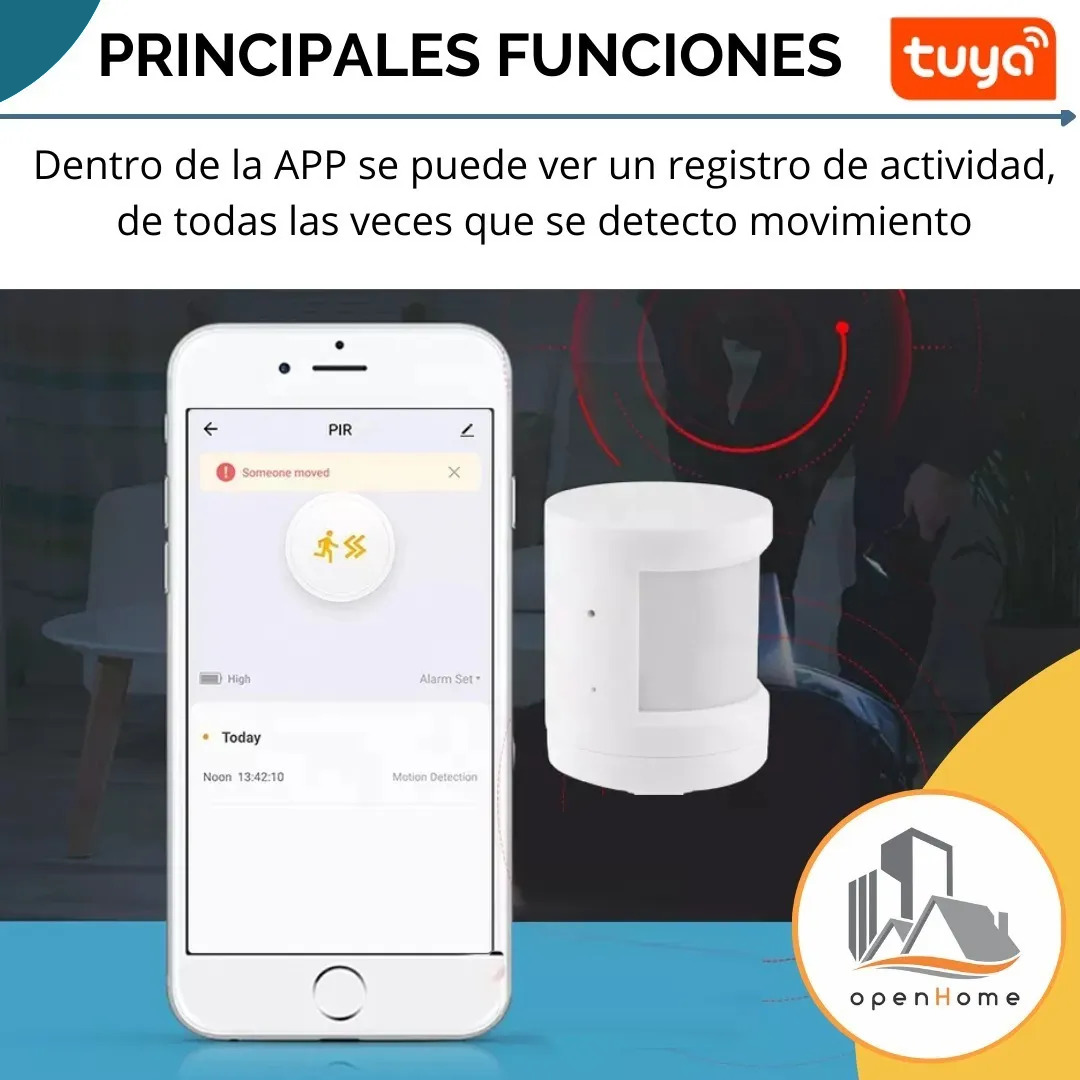 Sensor De Movimiento PIR Zigbee - Image 3