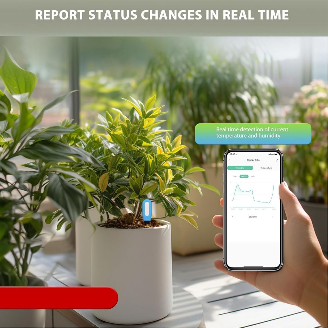 Sensor de Temperatura y Humedad Bluetooth para Plantas - Image 5