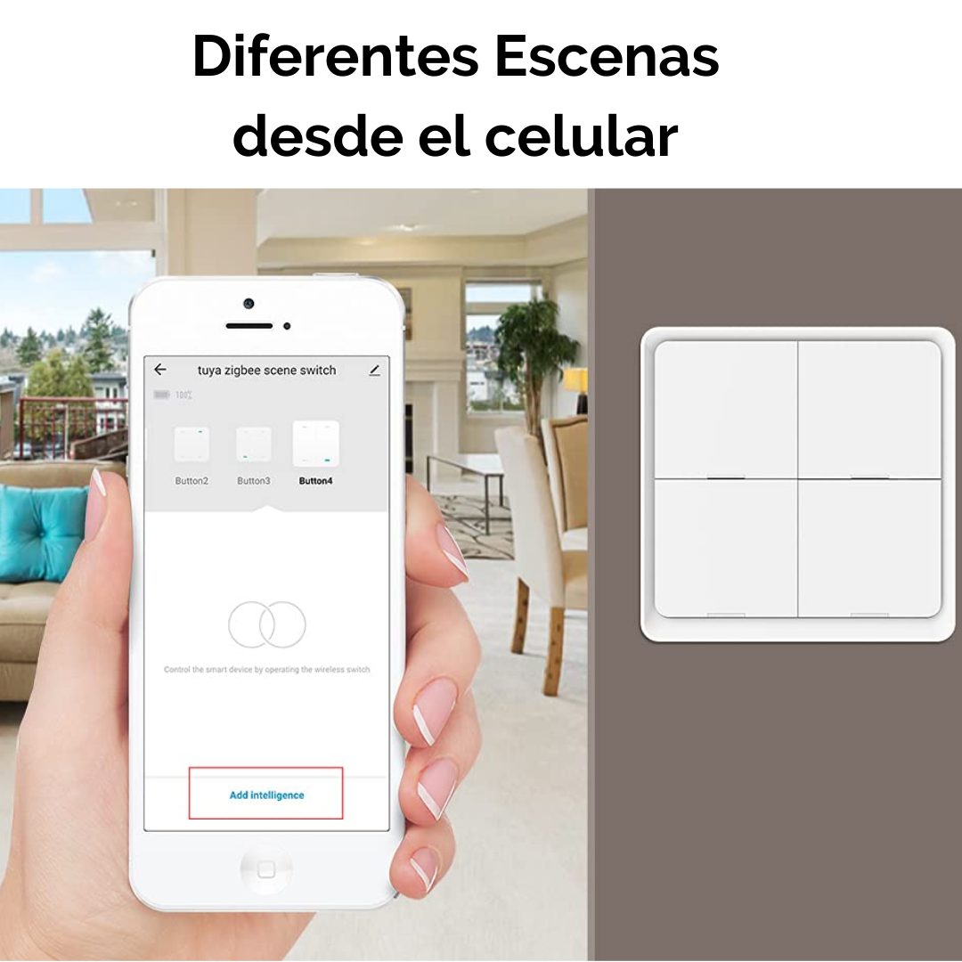 Botonera Pulsador De Escenas Inteligente Zigbee | Tuya Smart - Image 4