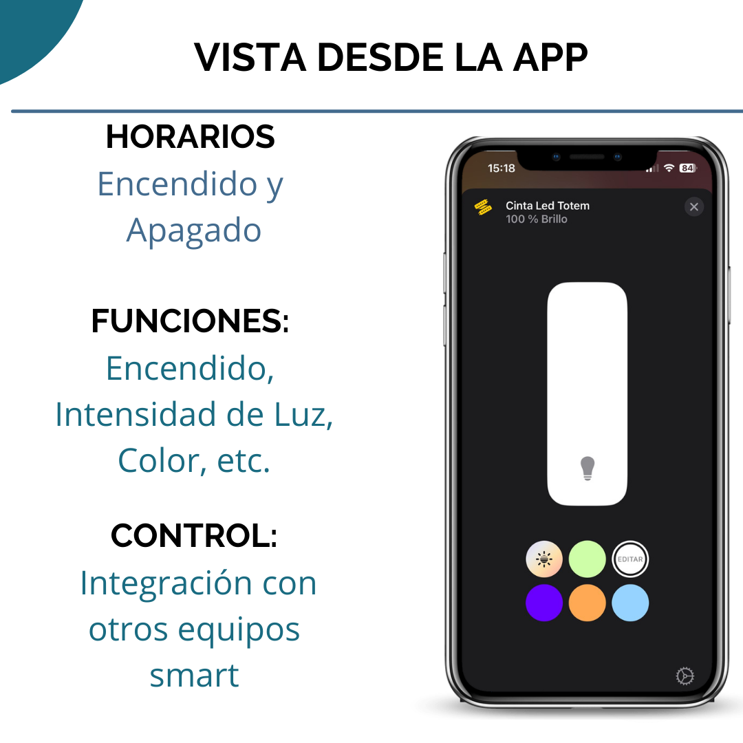 Tira Led Smart RGB 10 Mts. Apple HomeKit - Image 4