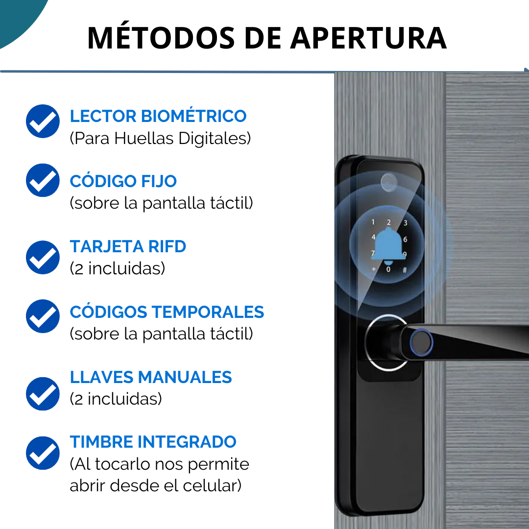 Cerradura Inteligente Wifi Interior X2 PRO - Image 4