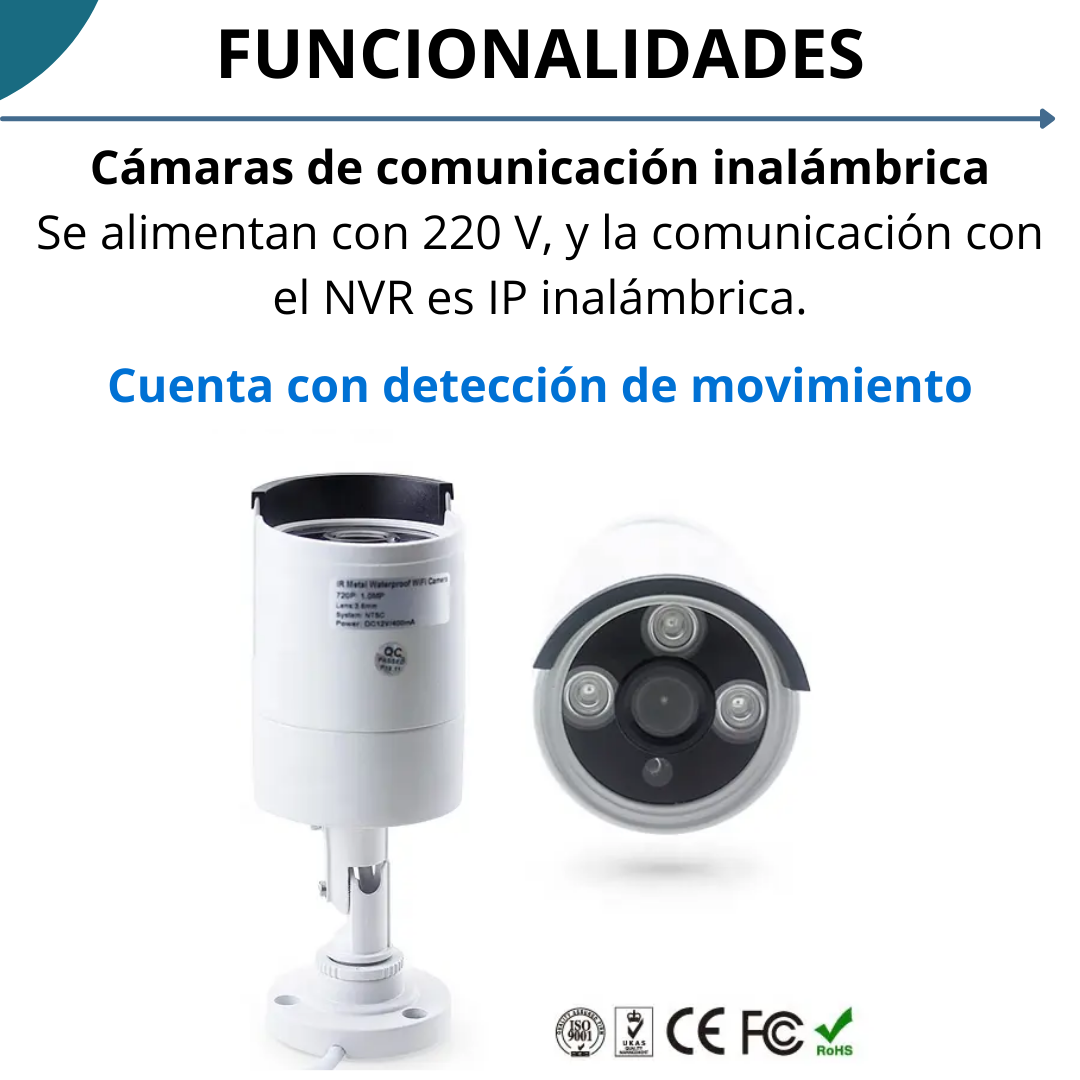 Kit NVR de 4 Cámaras Smart IP Tuya Smart - Image 4