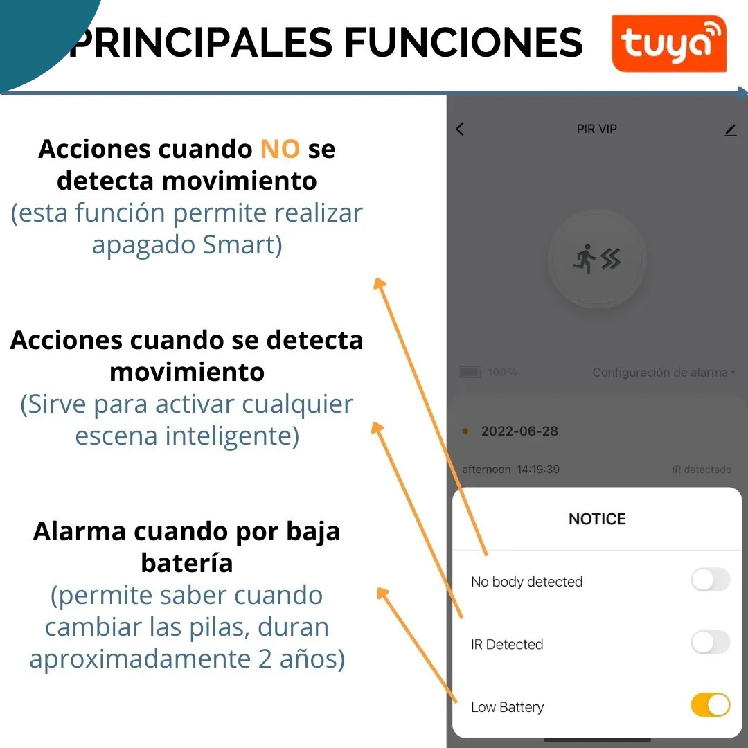 Sensor De Movimiento PIR Zigbee - Image 5