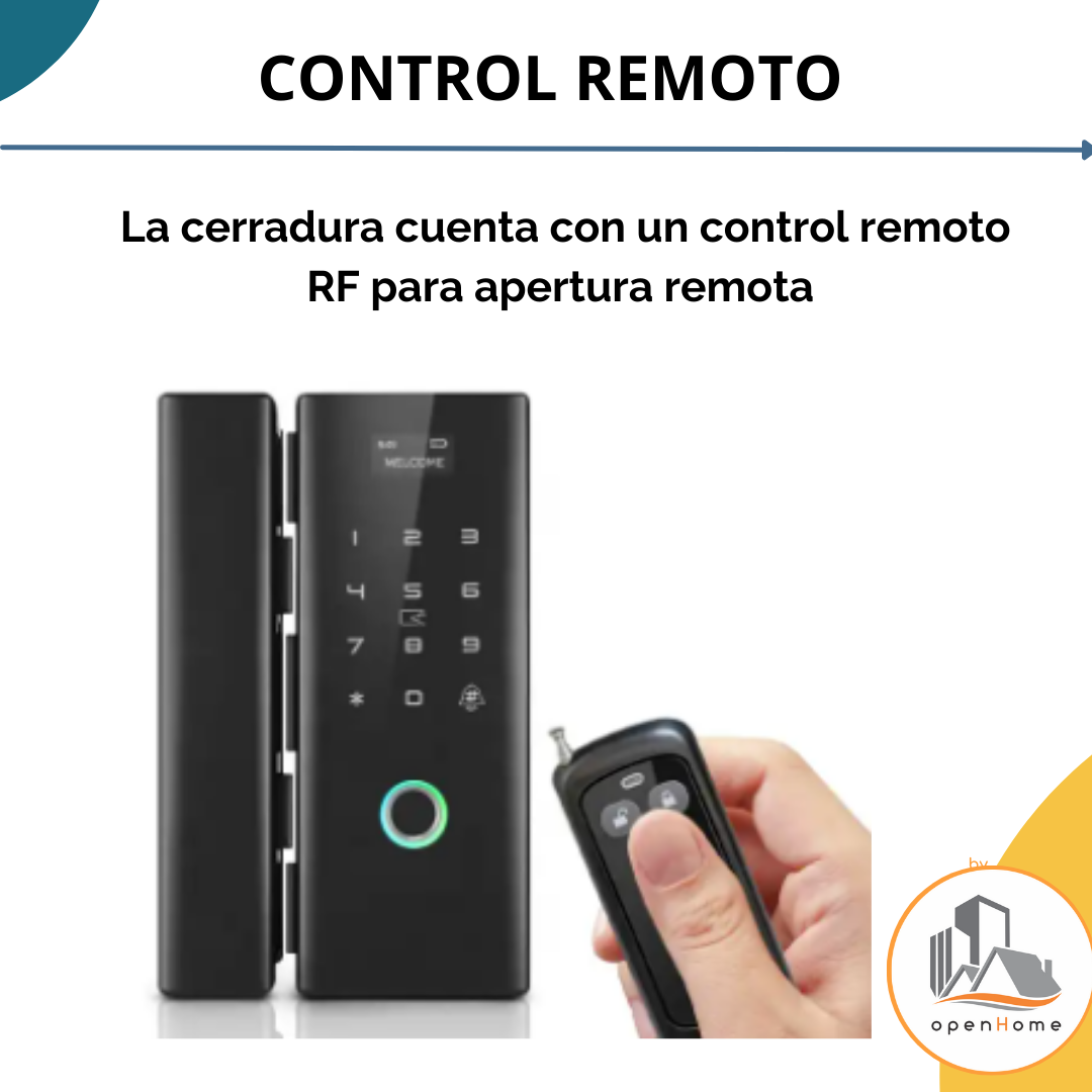 Cerradura Smart Puerta de Vidrio Blindex - Image 6