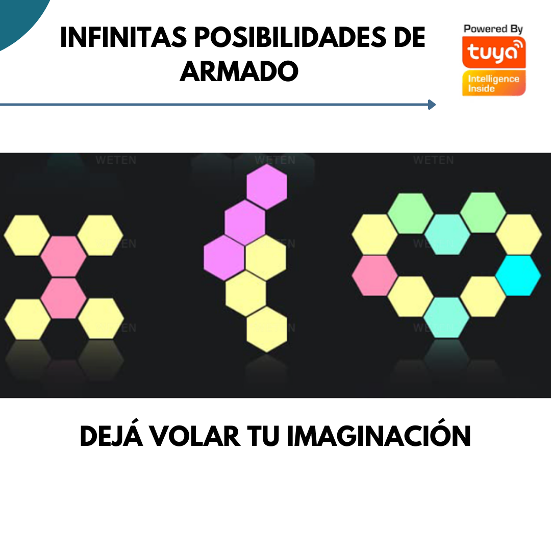 Hexágonos Led RGBIC Smart Wifi - Image 6
