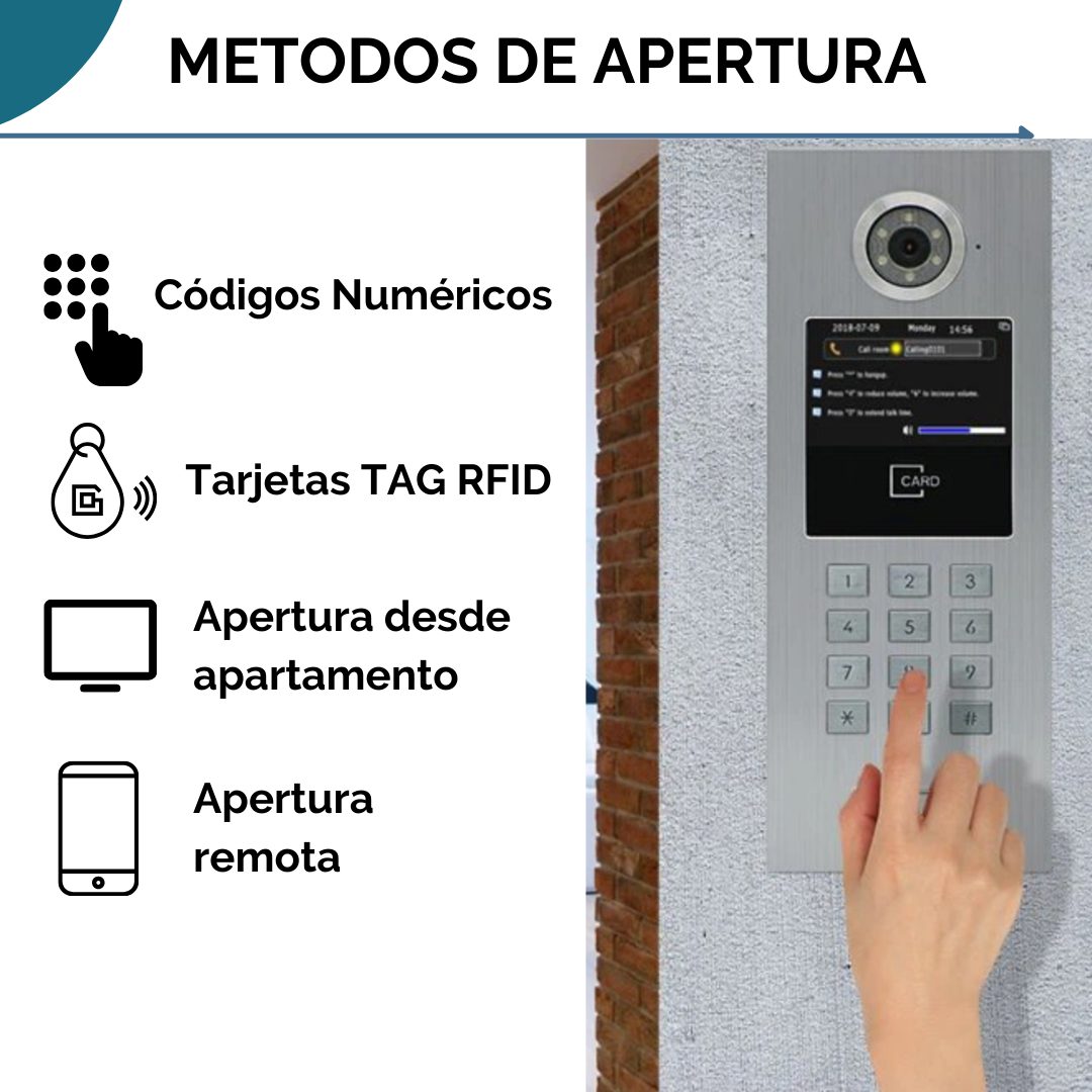 Video Portero Inteligente Ip Con App Wifi - Para Edificios - Image 7