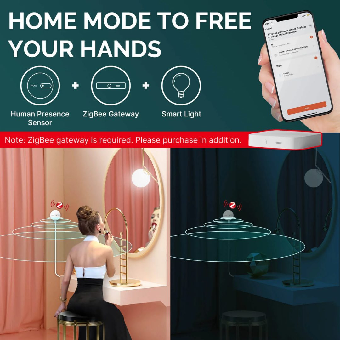 Sensor de Presencia Humana y Proximidad Zigbee - Image 8