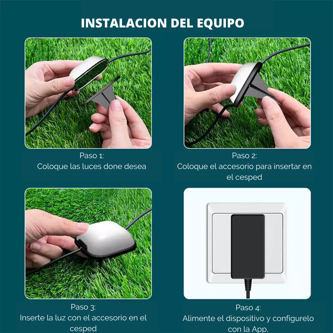 Luces para Jardin Wifi RGBIC 10 mts. | Tuya Smart - Image 7