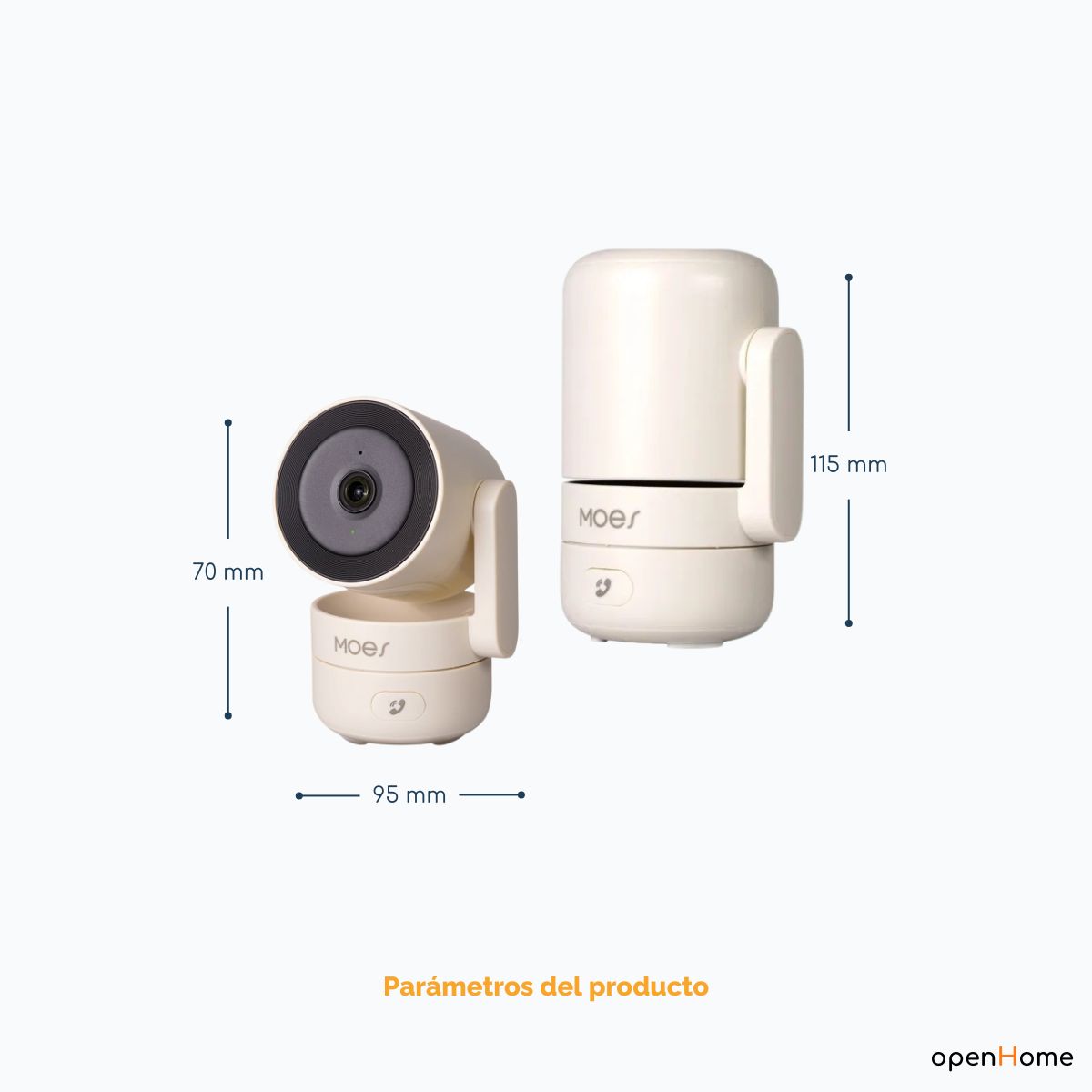 Cámara Vigilancia 360° Wifi Hd Moes Tuya Smart Interior - Image 5