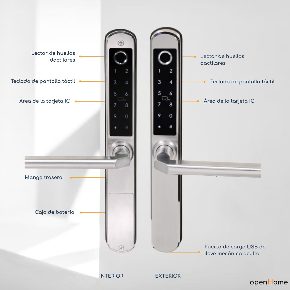 Cerradura Inteligente Exterior TTLock A 210 gris - Image 5