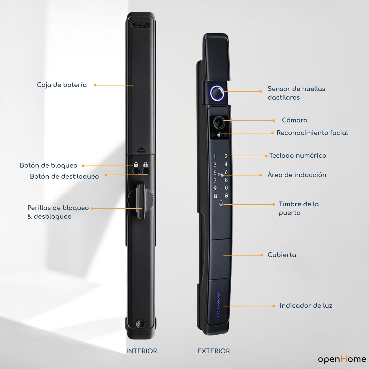 Cerradura Inteligente Wifi Exterior A 216 Slim IP 65 - Image 5