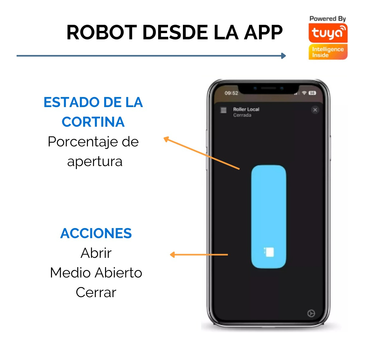 Robot Para Cortina De Palo Romano Zigbee | Apple Homekit - Image 2
