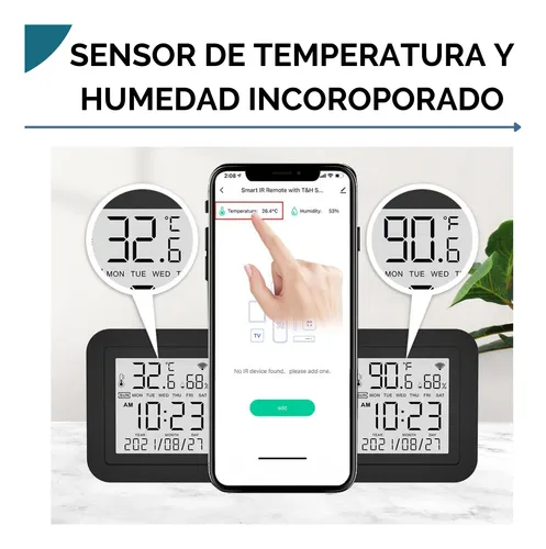 Control Remoto Wifi Con Display + Sensor | Domótica | Tuya - Image 3
