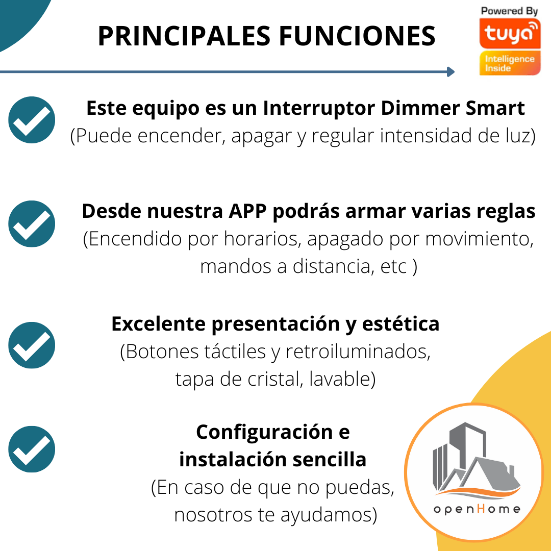 Interruptor Dimmer Touch Inteligente Wifi - Image 2