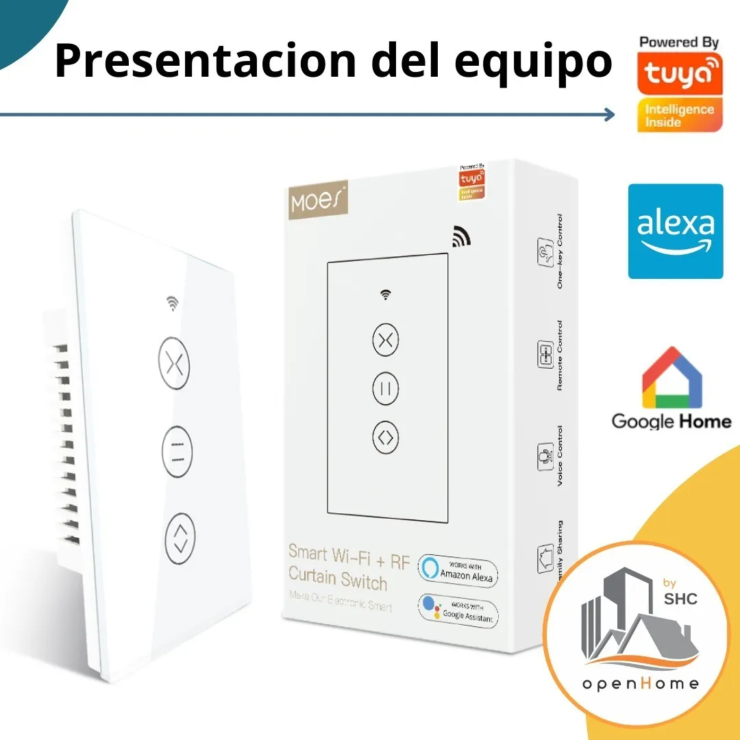 Interruptor Wifi Para Cortina O Persiana (WS-US-C) - Image 2